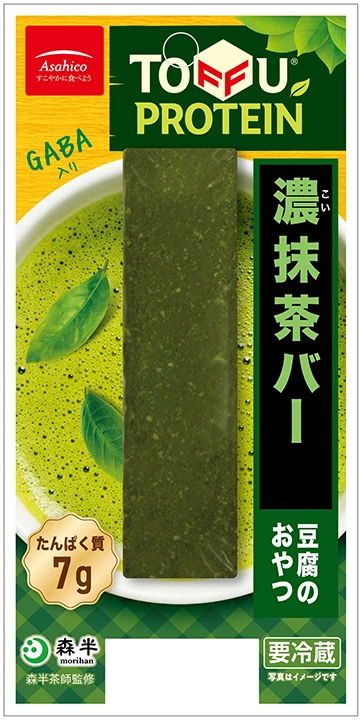 豆腐のおやつ　濃抹茶バーを発売しました。